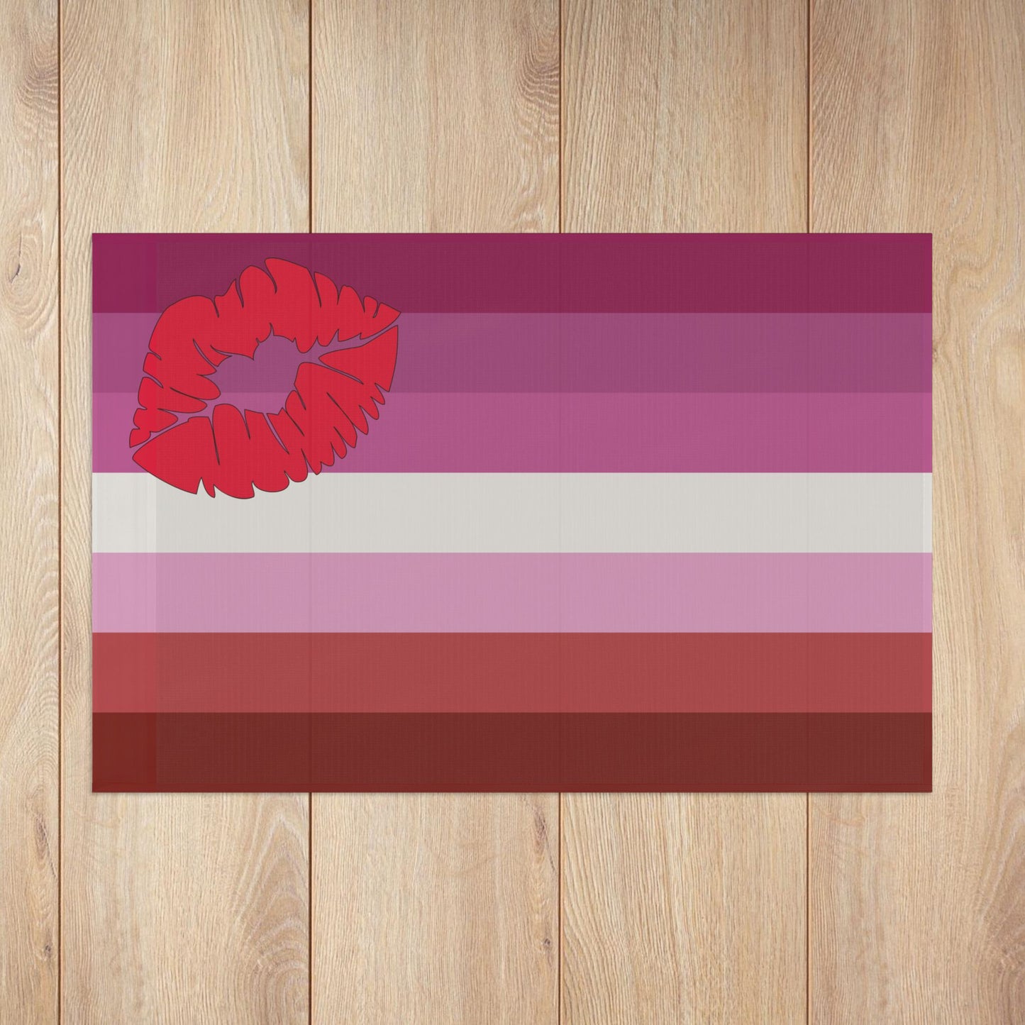 Lipstick Lesbian Pride Flag (Single Sided Print), LGBTQIA+ Lesbian Pride Flags, LGBTQ+ Women Flag
