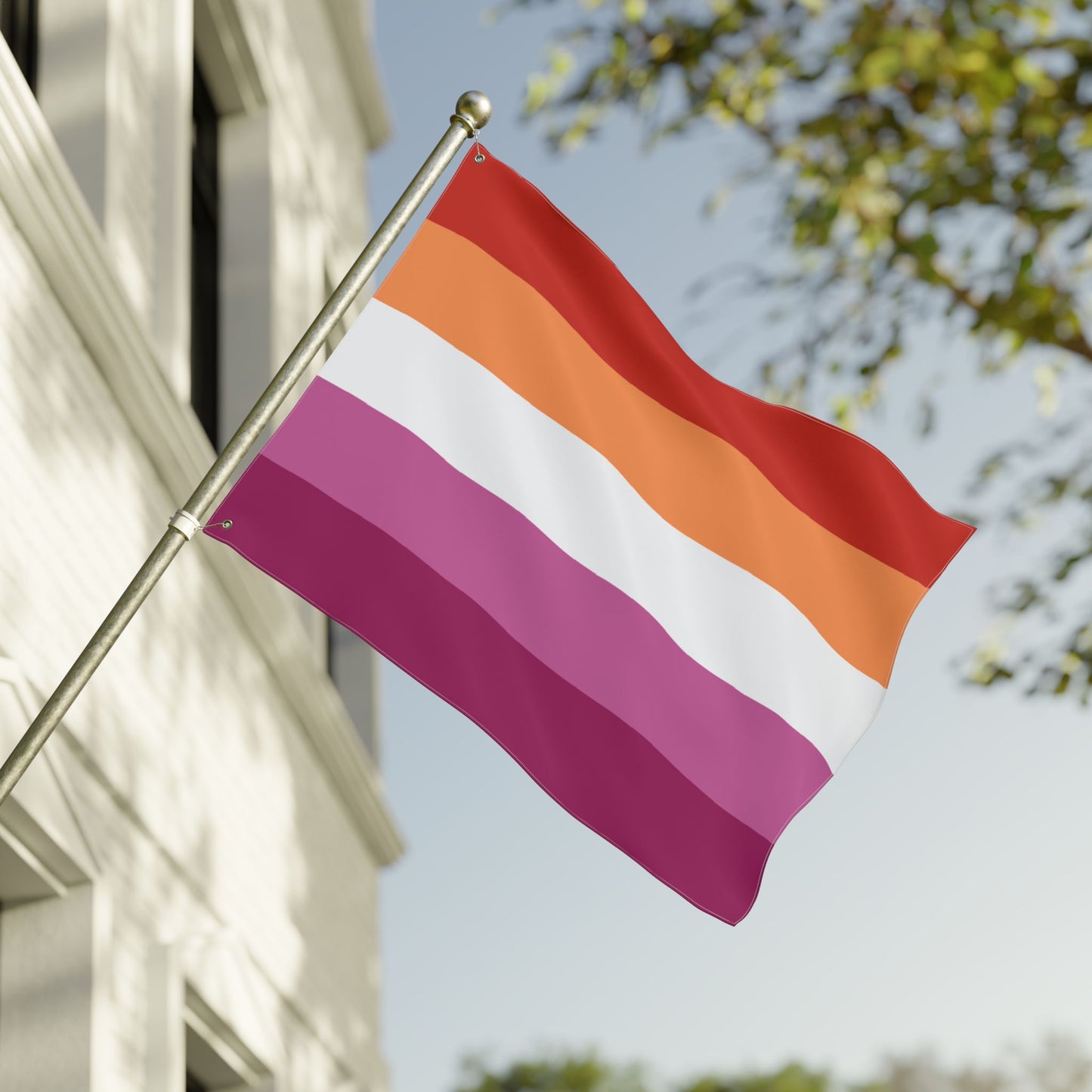 30'' × 40'' Lesbian Pride Flag with Grommets