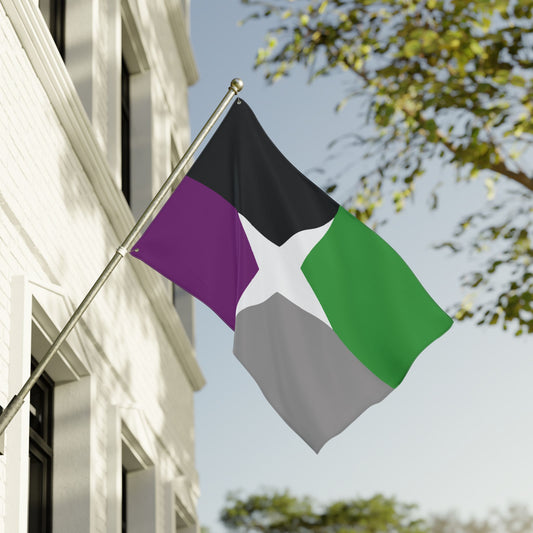 36'' × 60'' A-Spec Pride Flag with Grommets
