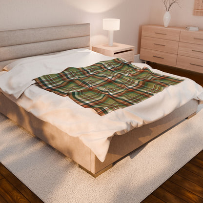 Nebulasexual Pride Plaid Velveteen Plush Blanket