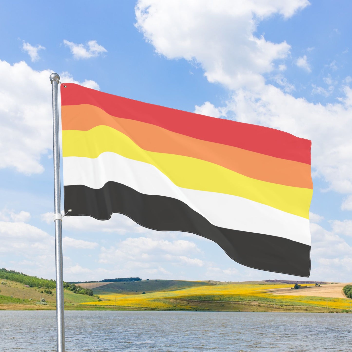 Lithromantic Pride Flag with Grommets