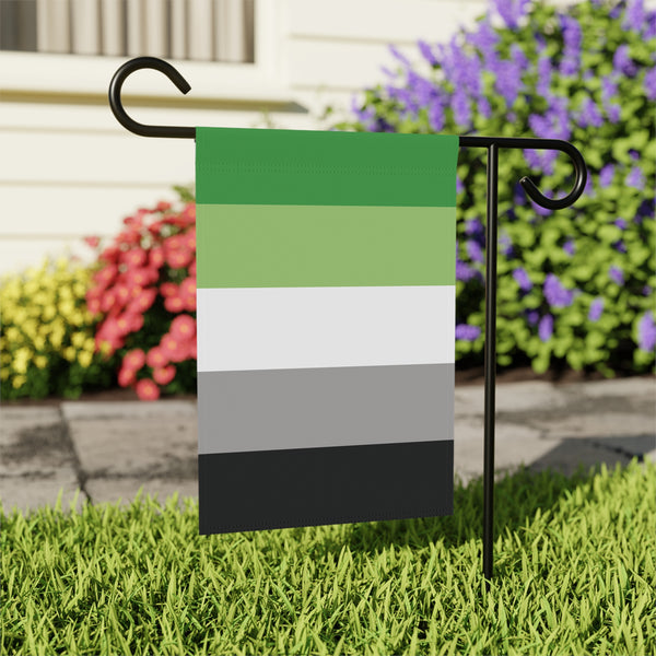 12'' × 18'' Aromantic Pride Garden Flag Banner