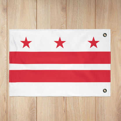 Washington, D.C. DC Double-Sided Flag with Grommets