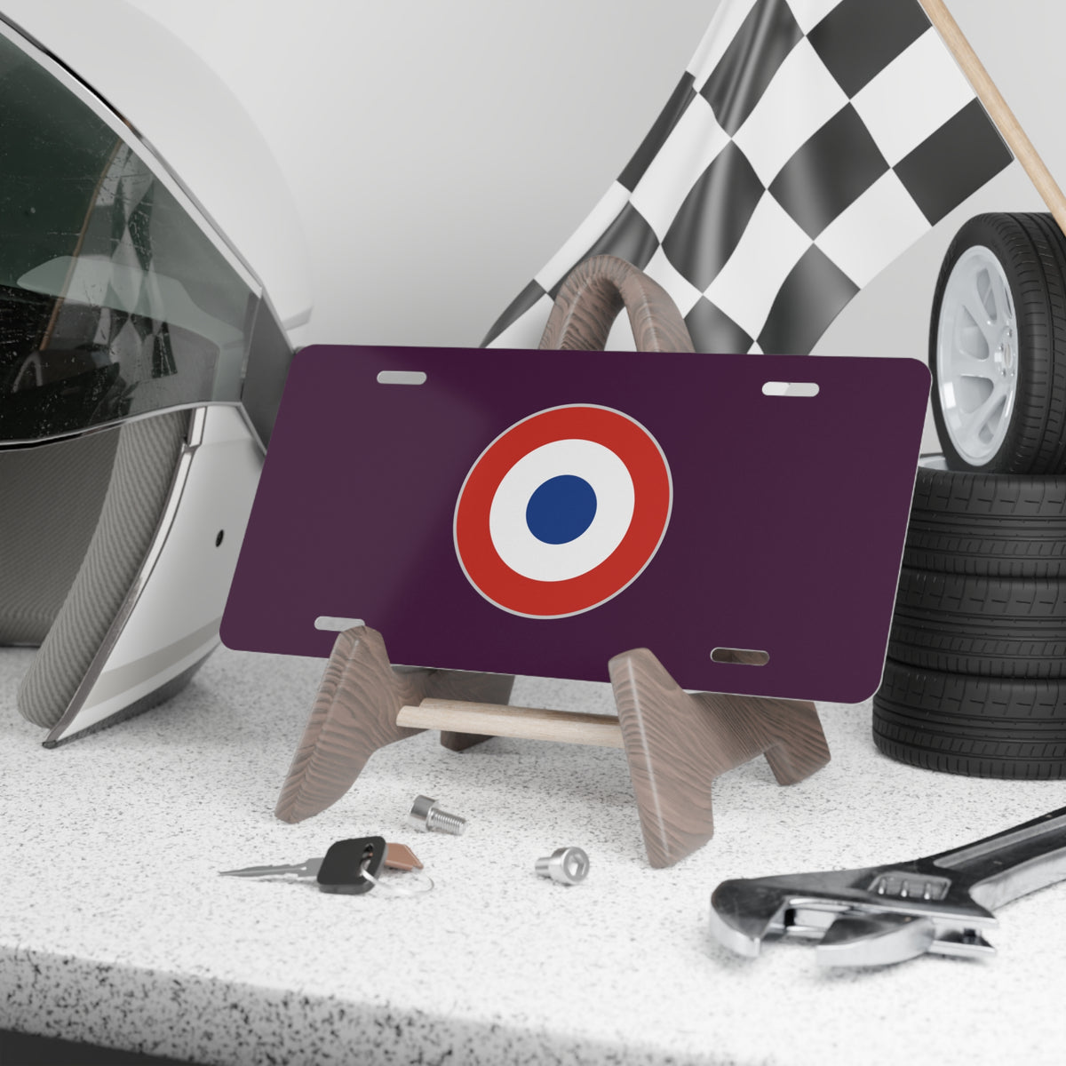 12" × 6" Javelin Target Logo Custom Vanity Plates