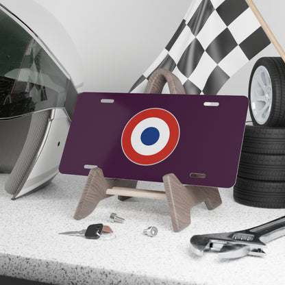 12" × 6" Javelin Target Logo Custom Vanity Plates