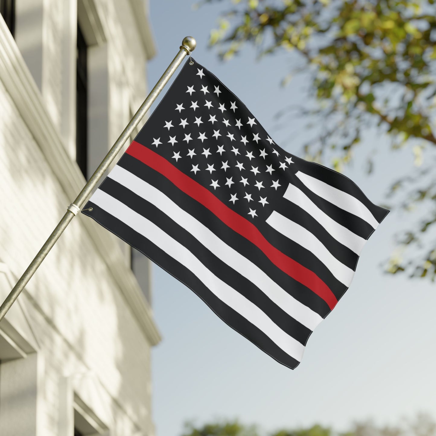 30'' × 40'' USA Thin Red Line American Flag with Grommets
