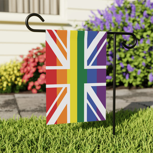 12'' × 18'' UK Rainbow Pride Garden Flag Banner