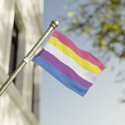 12'' × 18'' Bigender Pride Flag with Grommets