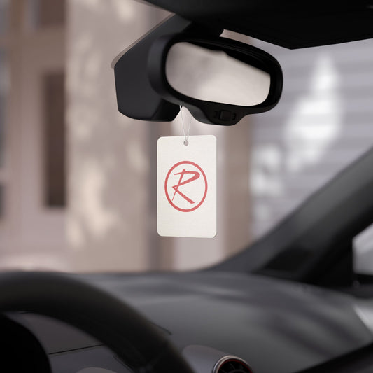 Rambler Red Logo White Air Freshener