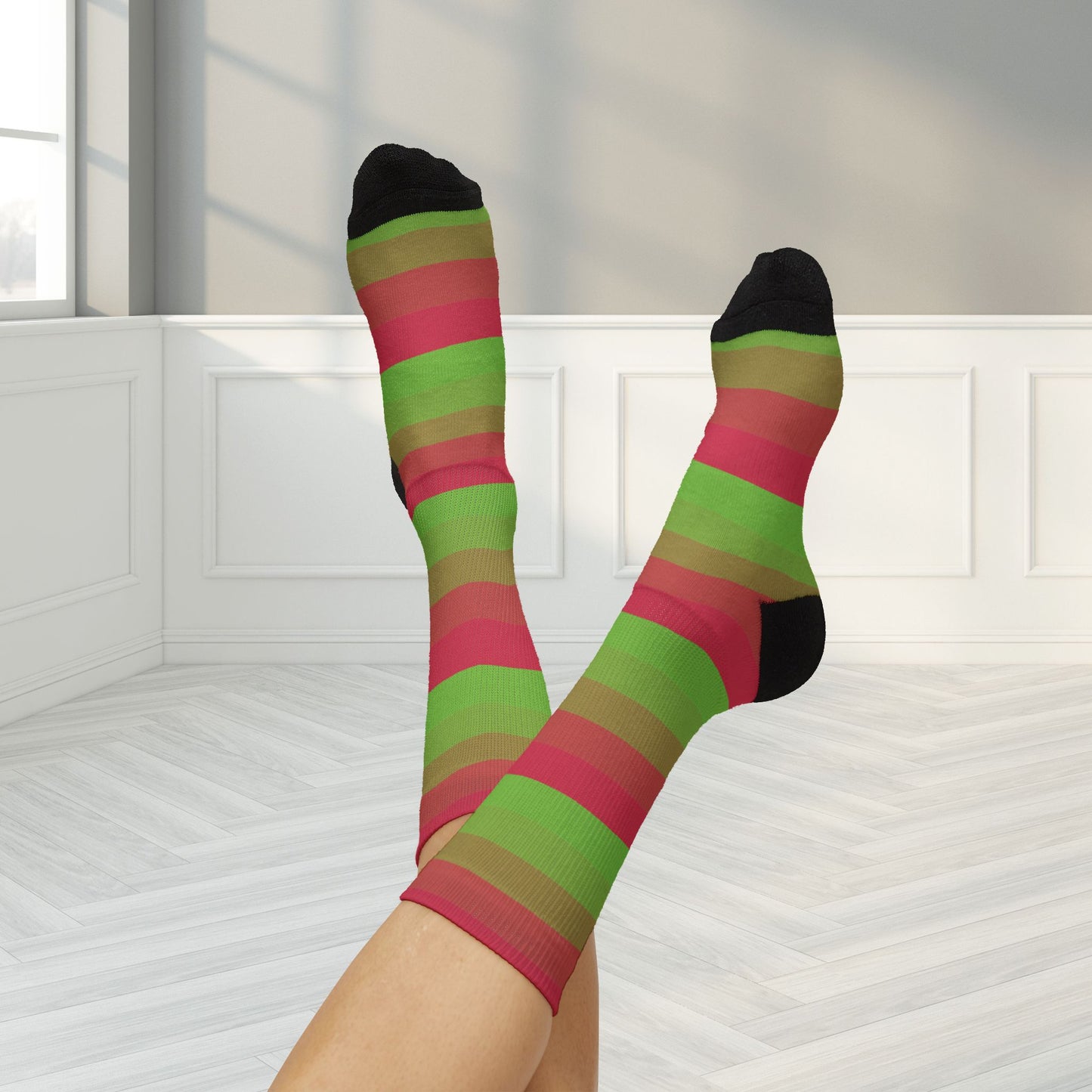 M Aroflux Pride Gradient Socks