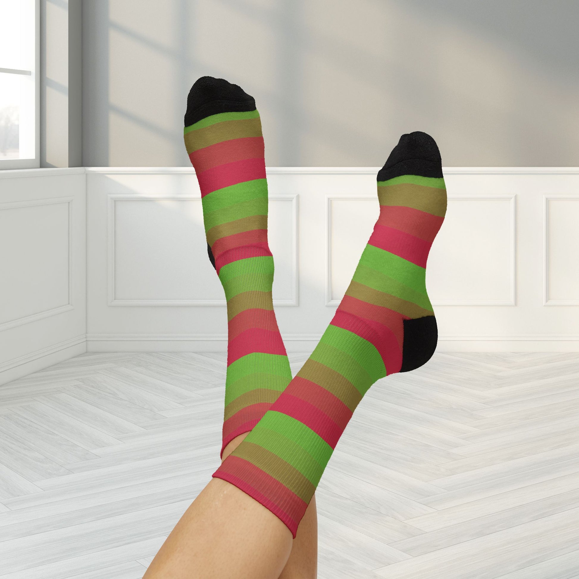 M Aroflux Pride Gradient Socks