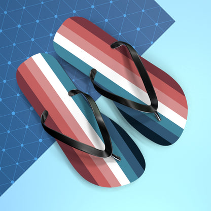 Nebularomantic Pride Flip Flops