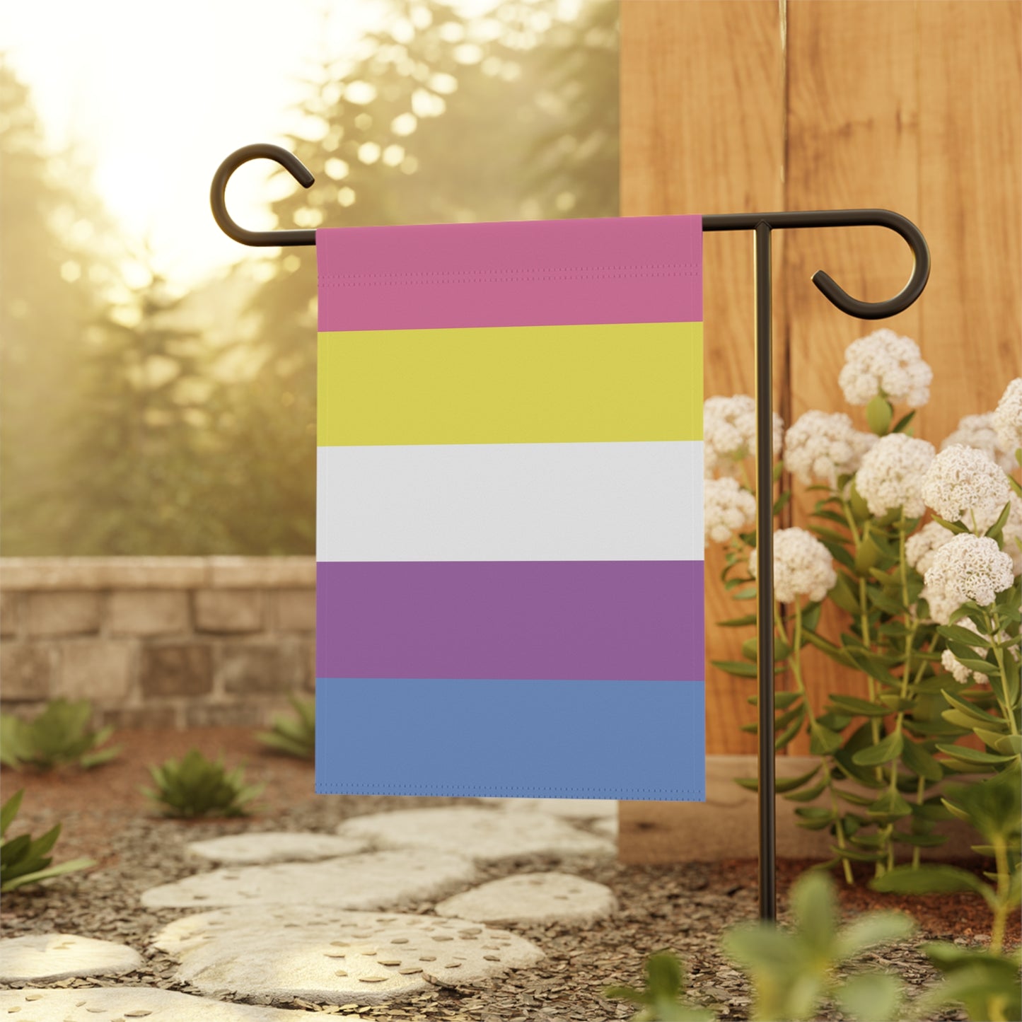 24.5'' × 32'' Bigender Pride Garden Flag Banner
