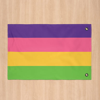 Sappho / Inclusive Lesbian Double-Sided Pride Lydia Flag with Grommets