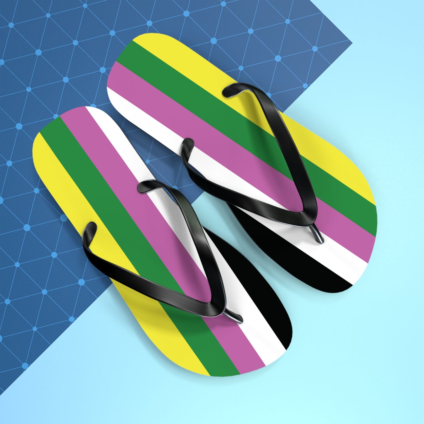 Ceterosexual Pride Flip Flops