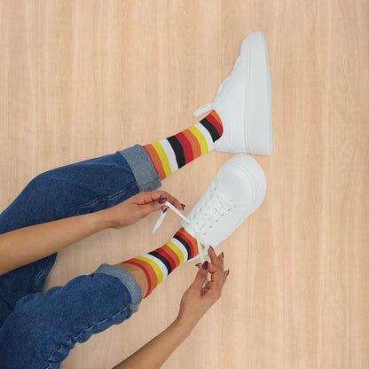 Lithromantic Pride Socks