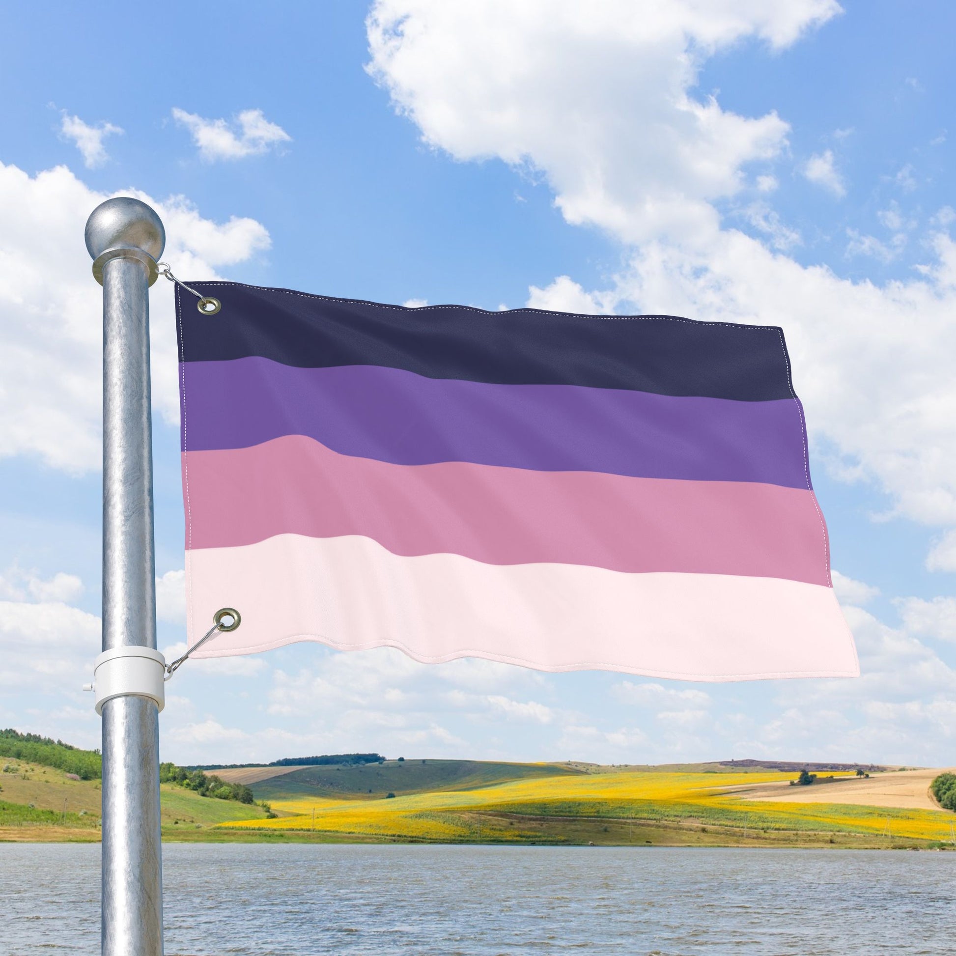 Asexual Spectrum Pride Flag with Grommets