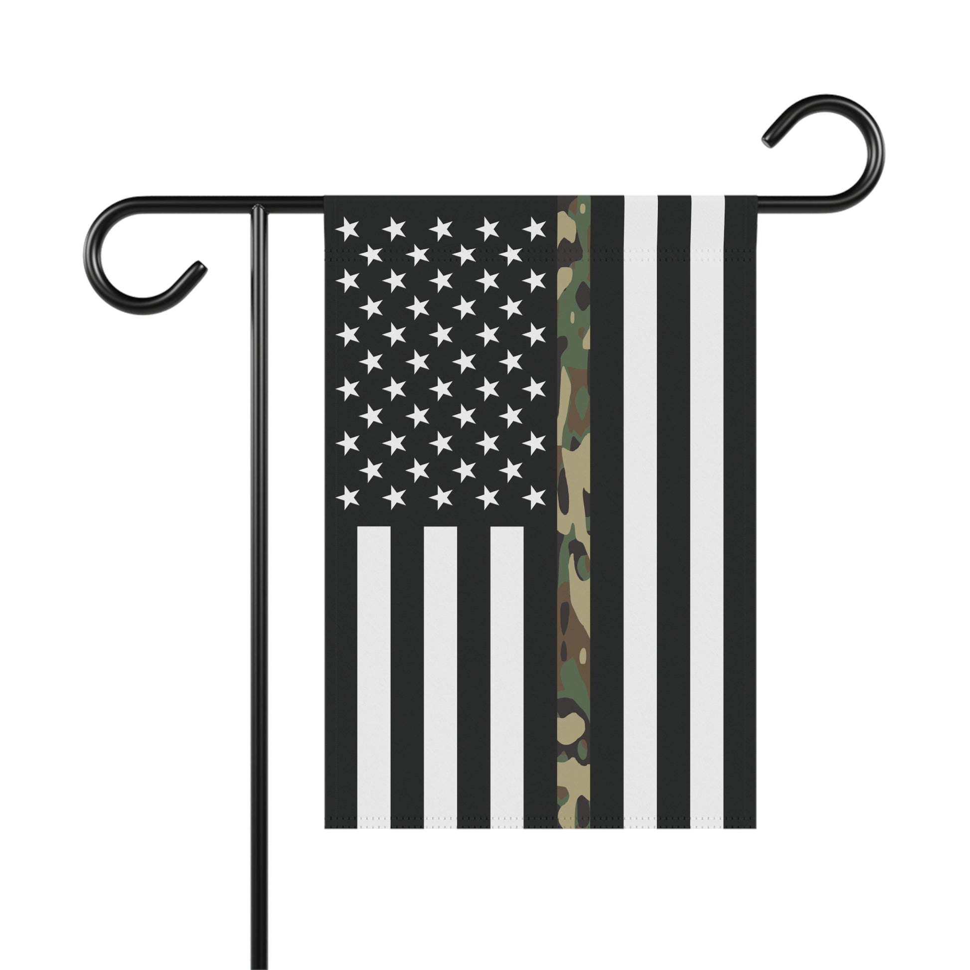 USA Thin Camo Line American Flag Garden Flag Banner