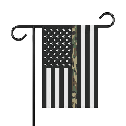 USA Thin Camo Line American Flag Garden Flag Banner