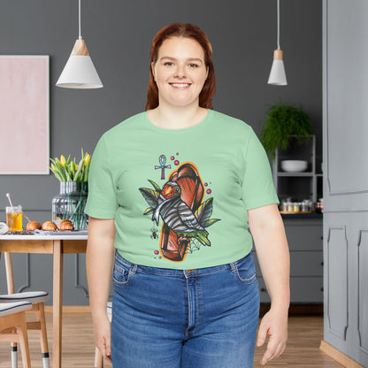 Mummy Lovebird Hand-Drawn & Hand-Colored Tee