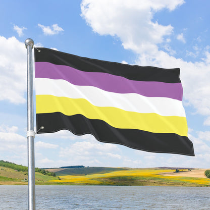 Anonbinary Pride Flag with Grommets