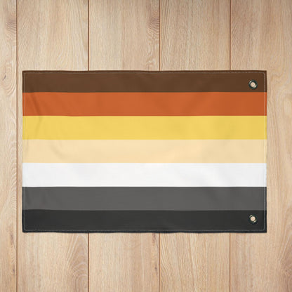 Bear Pride Double-Sided Flag with Grommets