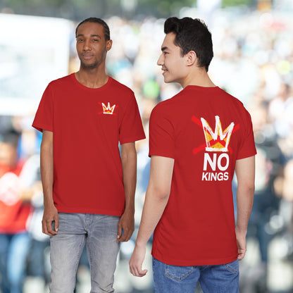 Red No Kings Tee (BACK graphic)