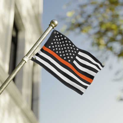 12'' × 18'' USA Thin Orange Line American Flag with Grommets