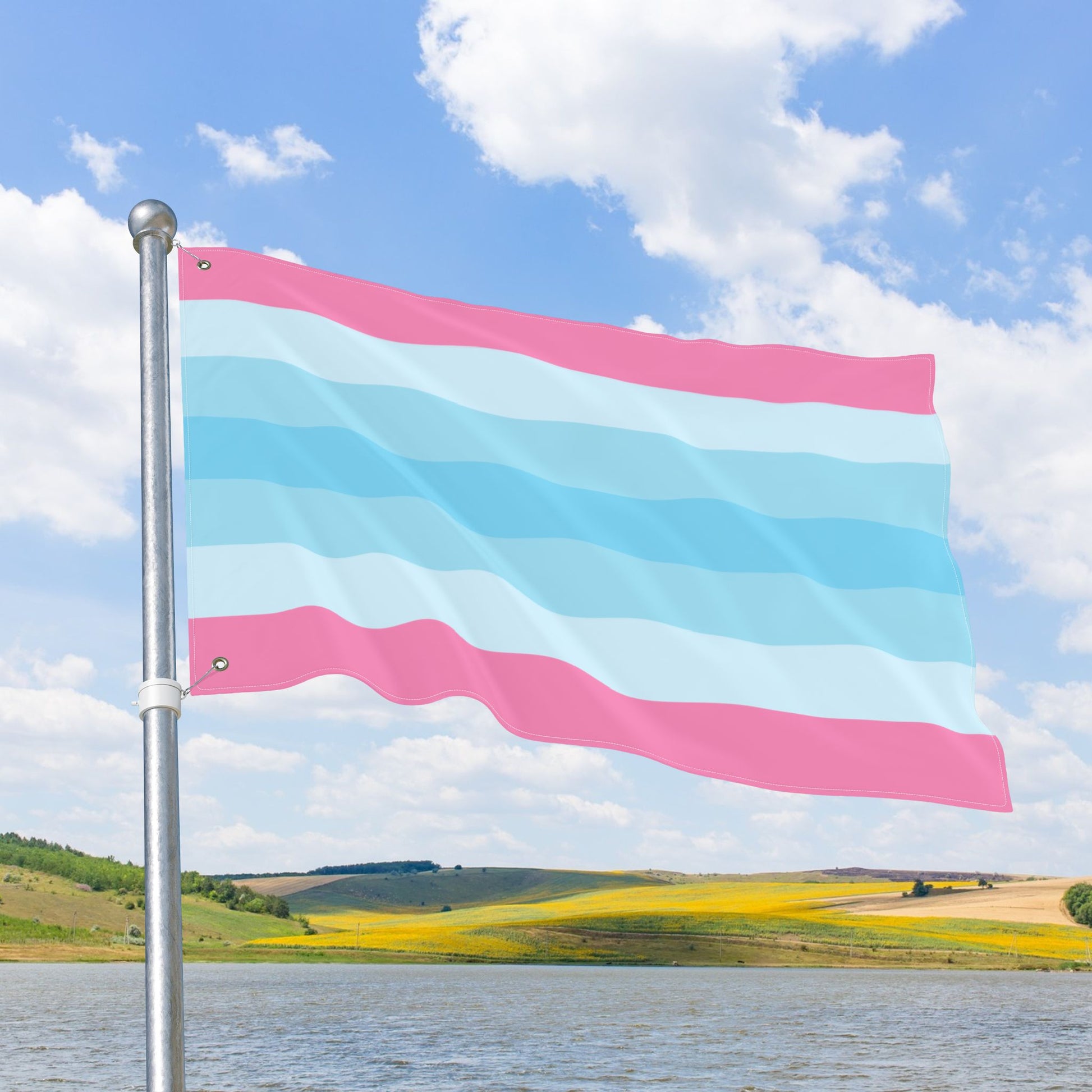 Transmasculine Pride Flag with Grommets