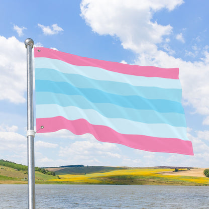 Transmasculine Pride Flag with Grommets