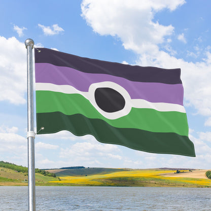 Voidpunk Pride Flag with Grommets