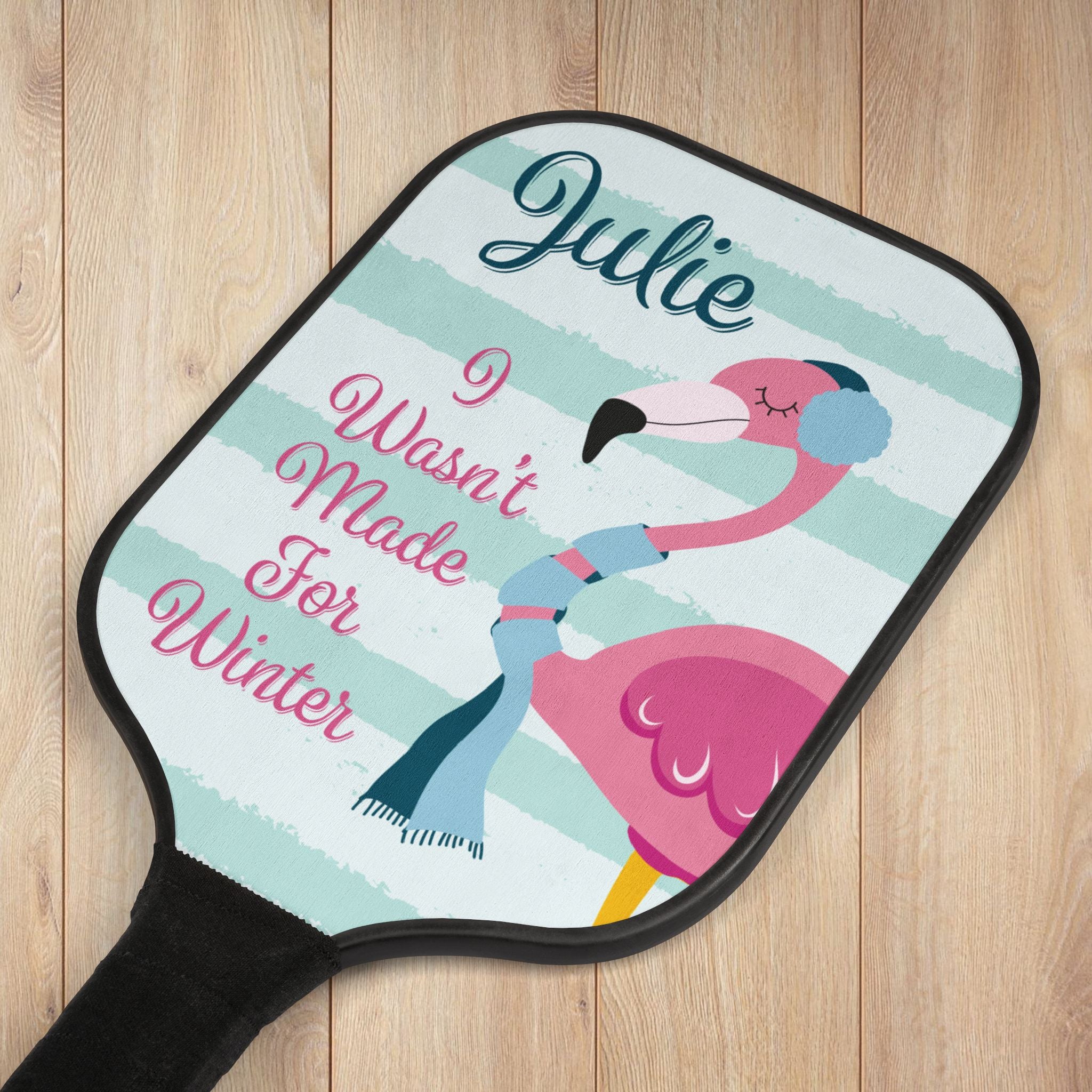 Winter Flamingo Pickleball Paddles