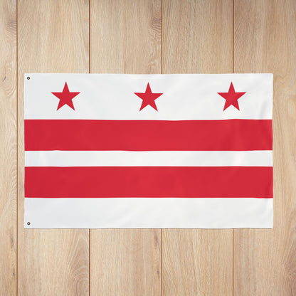 Washington, D.C. DC Double-Sided Flag with Grommets