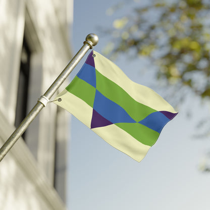 12'' × 18'' Aegoplatonic Cream Pride Flag with Grommets