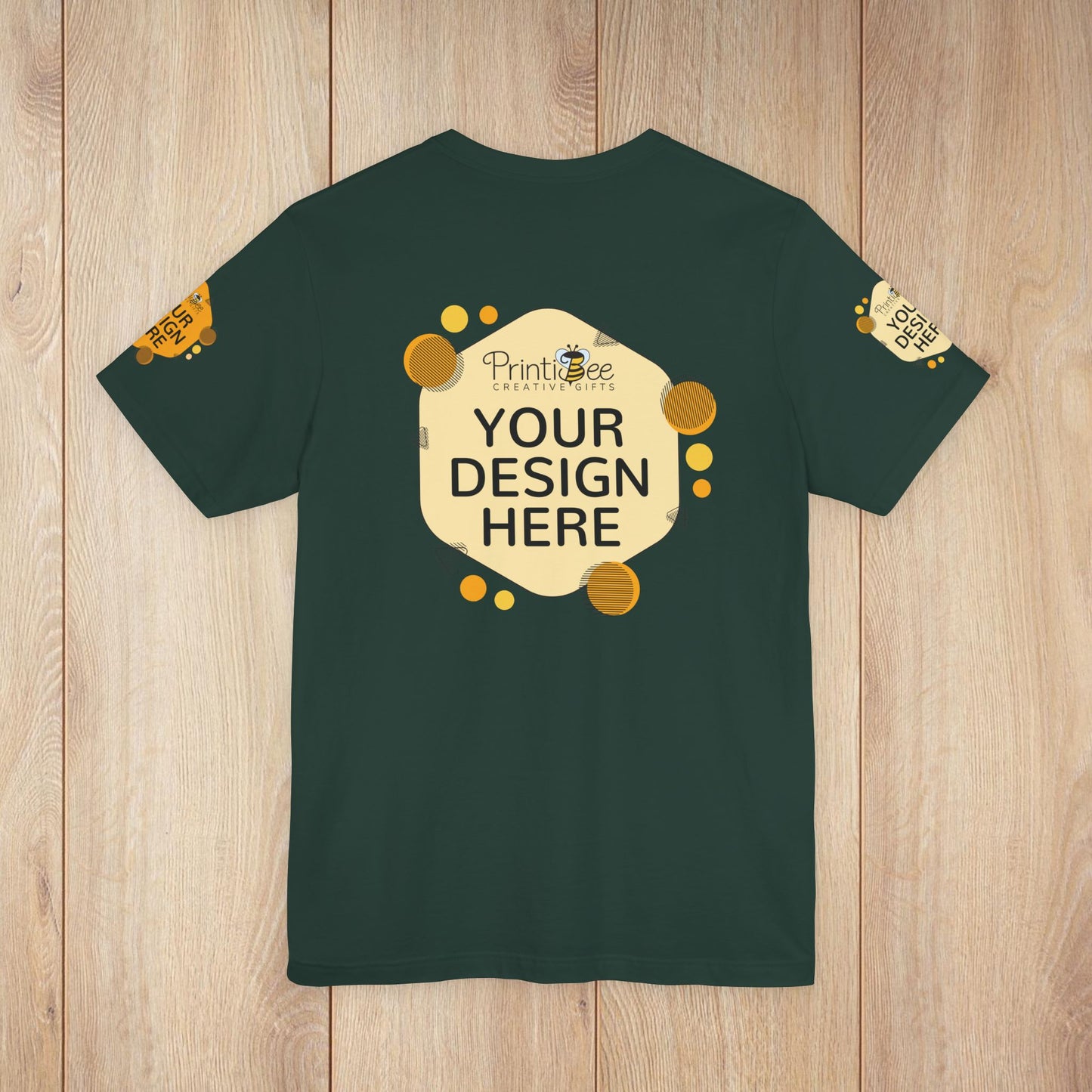 Custom Green Hues Tees for BELLA+CANVAS® 3001