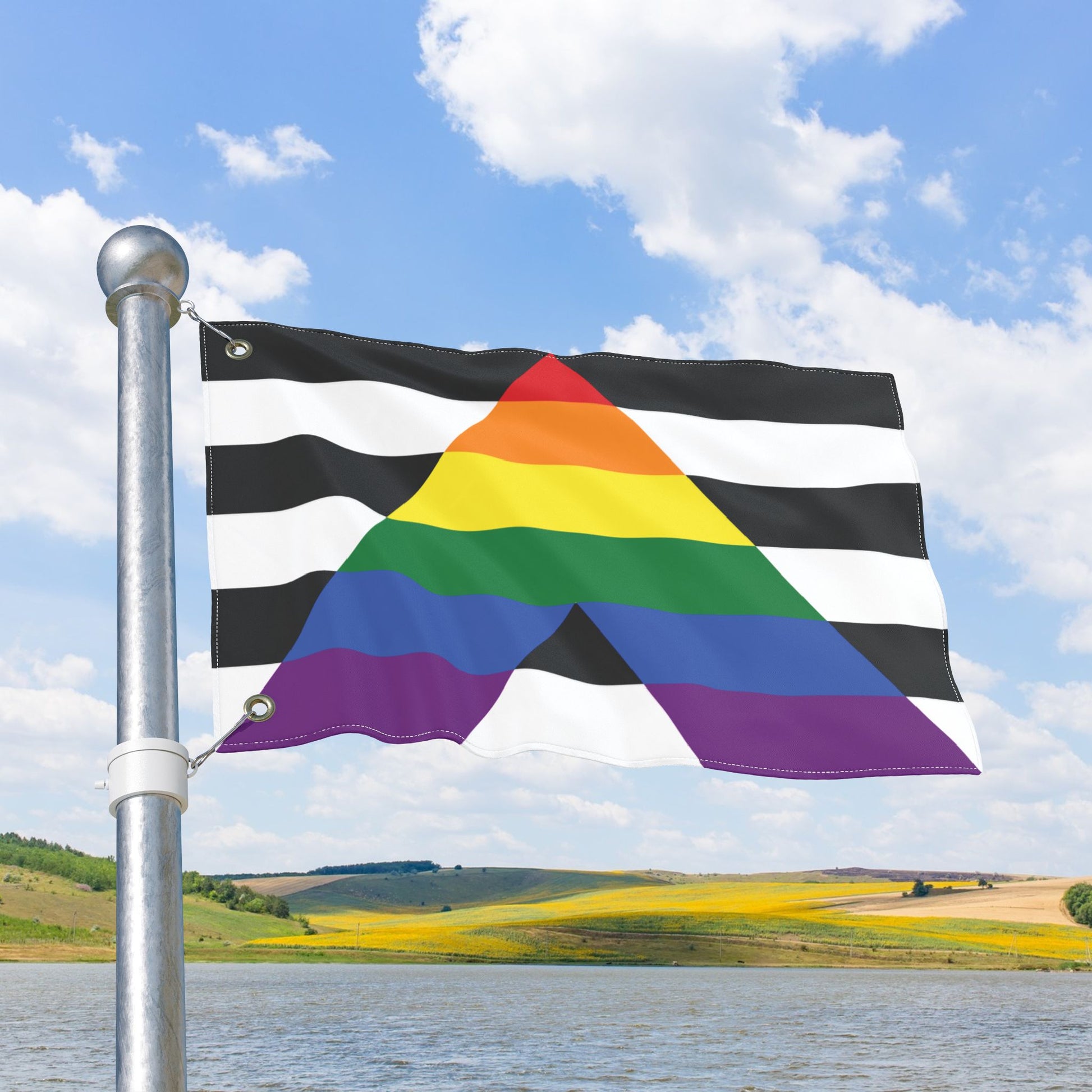 Ally Pride Flag with Grommets