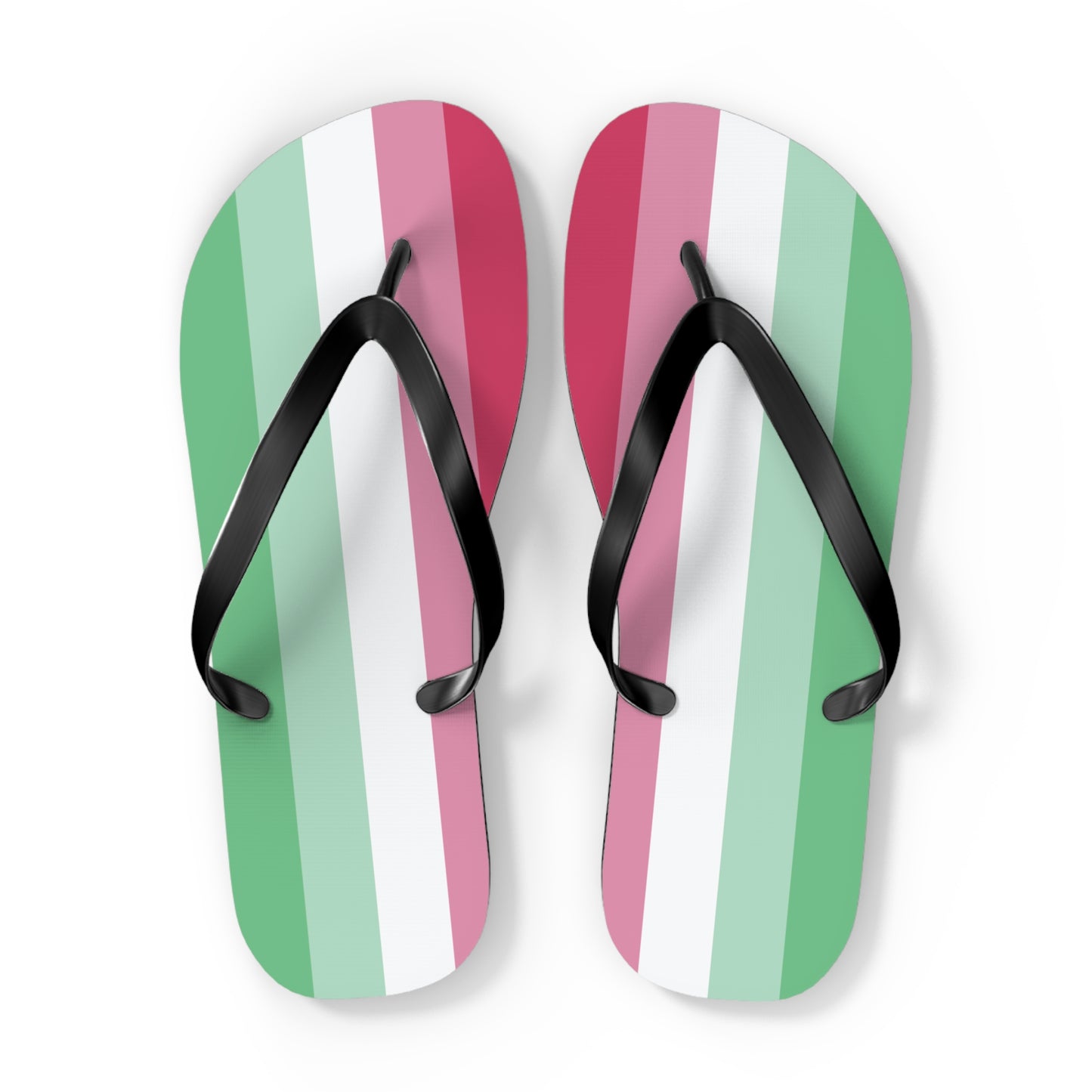 Abrosexual Pride Flip Flops