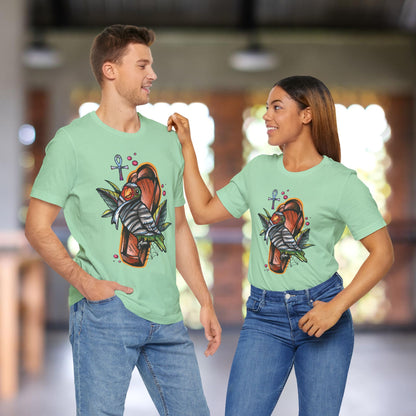Mummy Lovebird Hand-Drawn & Hand-Colored Tee