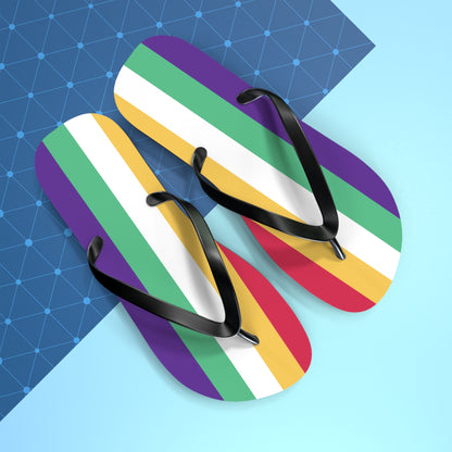 Neurodivergent Pride Flip Flops