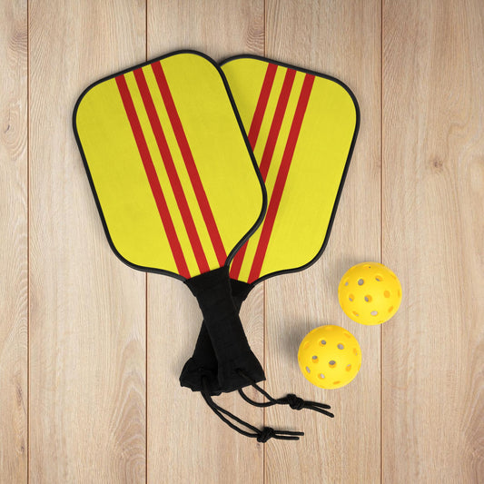 Historical South Vietnam Flag Pickleball Kit