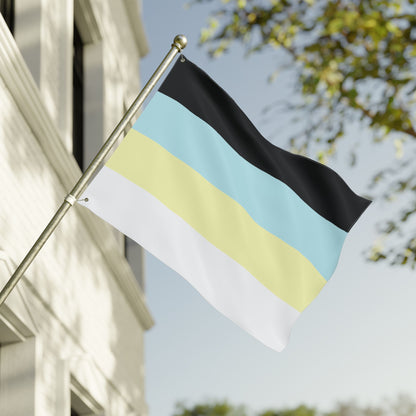 Requiesromantic 4-Stripe Pride Flag with Grommets