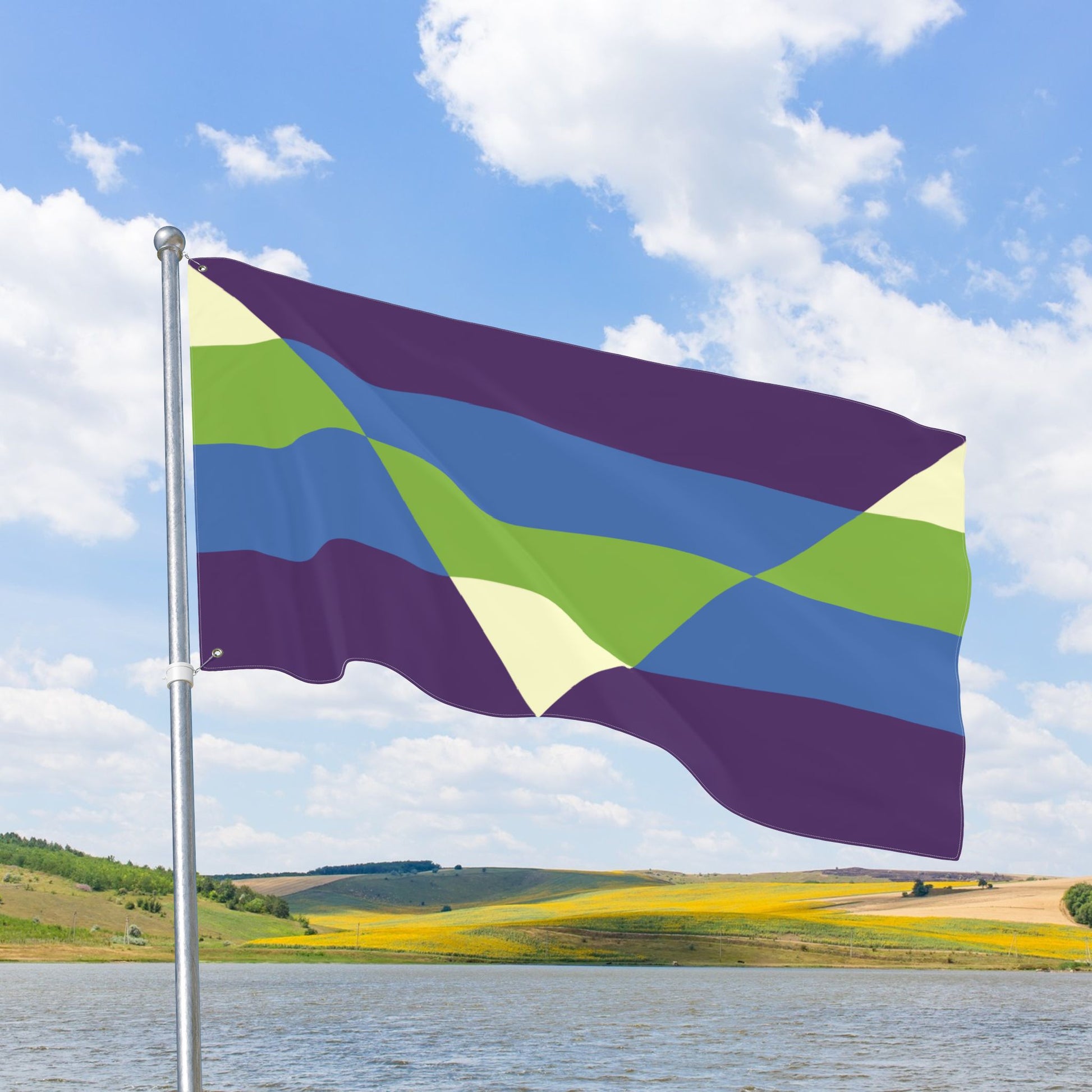 Aegoplatonic Pride Flag with Grommets
