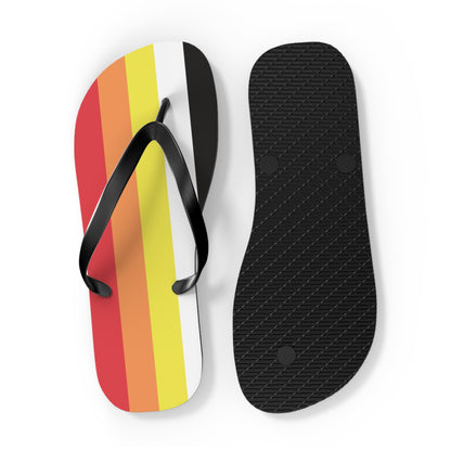 Lithromantic Pride Flip Flops