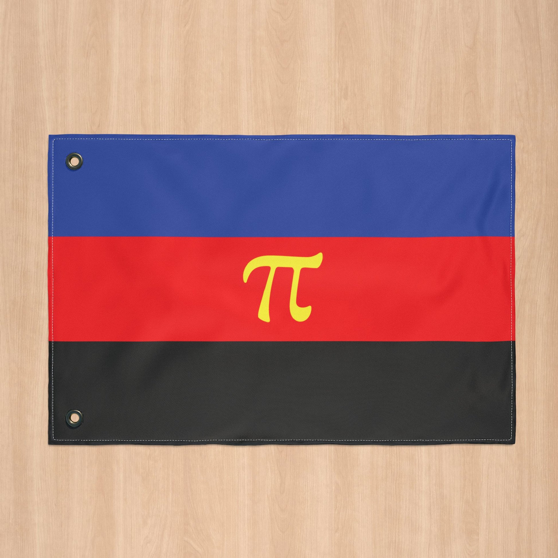 Polyamory Pi Pride Flag with Grommets
