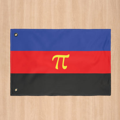Polyamory Pi Pride Flag with Grommets