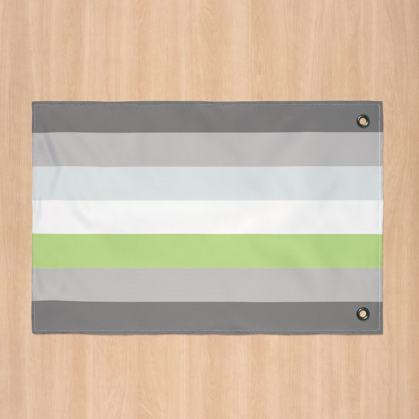 Demiagender Double-Sided Pride Flag with Grommets