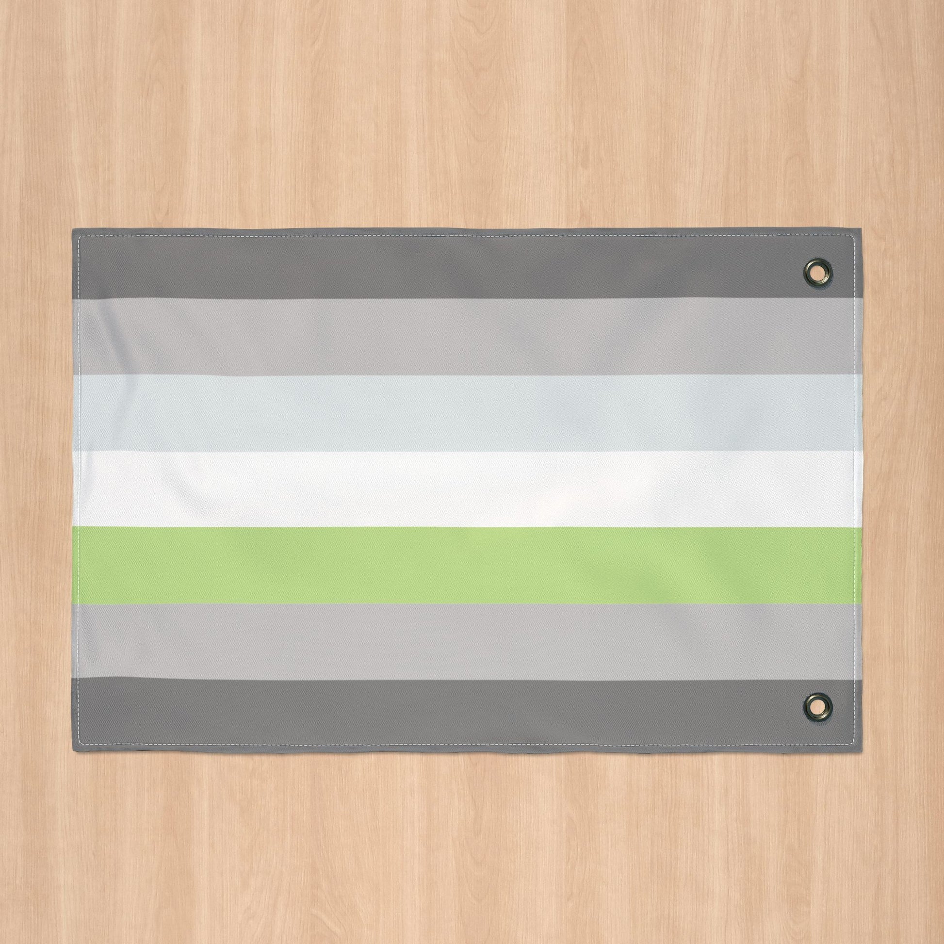 Demiagender Double-Sided Pride Flag with Grommets
