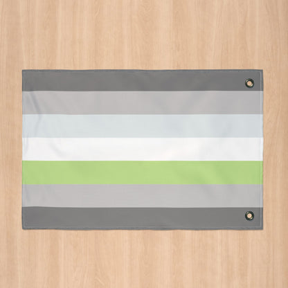 Demiagender Double-Sided Pride Flag with Grommets