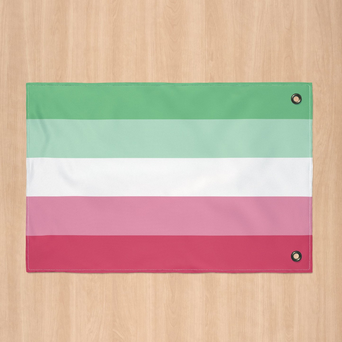Abrosexual Double-Sided Pride Flag with Grommets