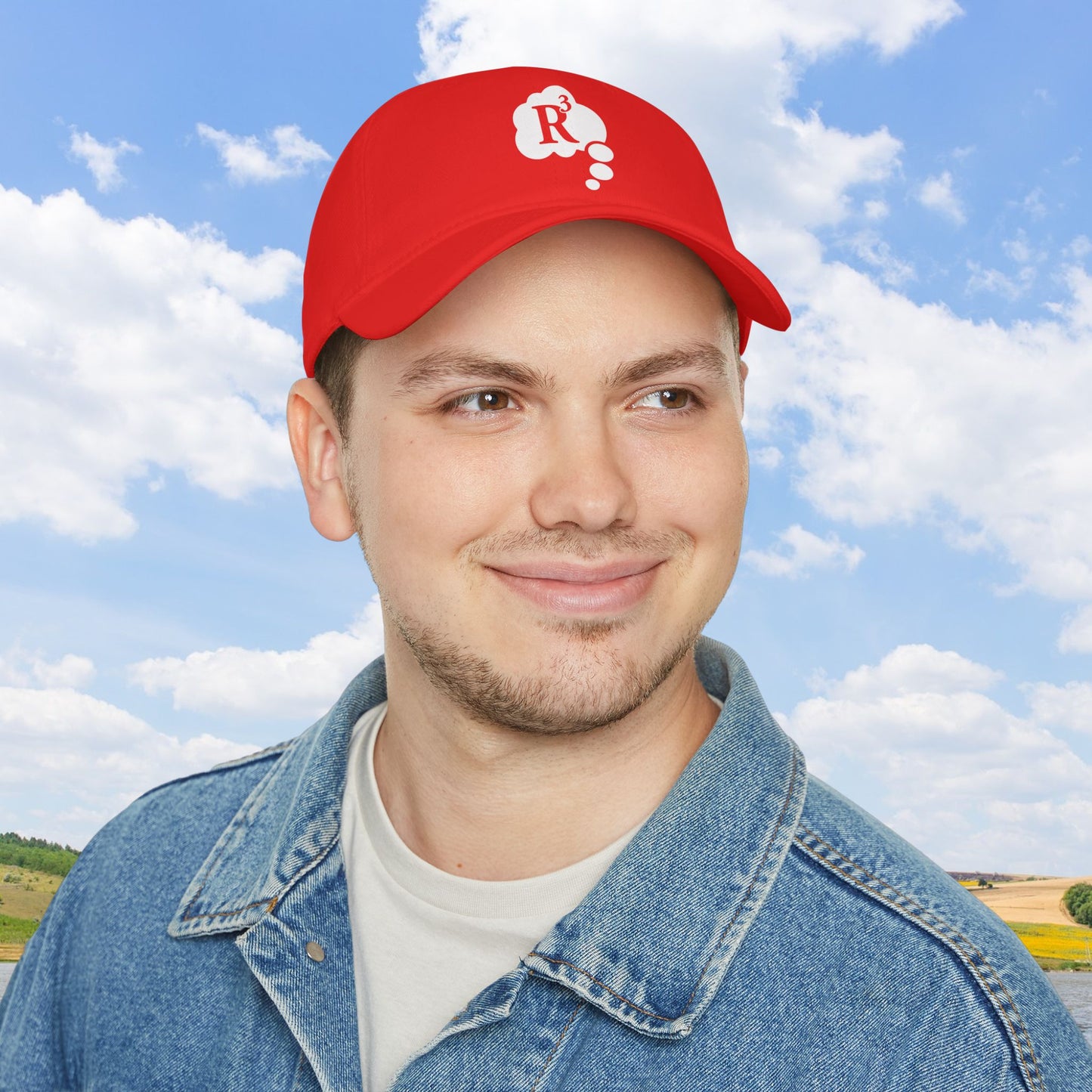 Red One size Red’s Randumb Ruminations Logo Printed Low-Profile Cap